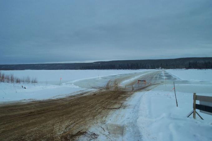 Ice Bridge over the Peace River