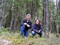 #6: Brian and Lea at confluence, photo facing east.