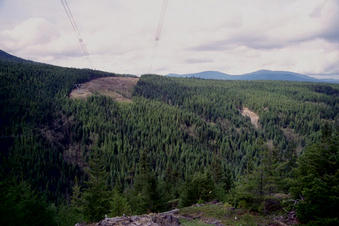 #1: View across the ravine to the confluence