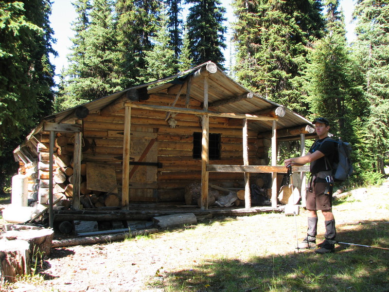 Brendan at the nearby cabin.