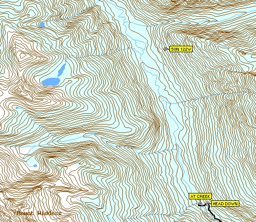 Map 2 showing confluence