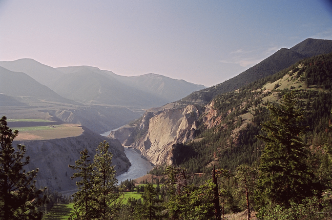 View of the Fraser River from West Pavillion road