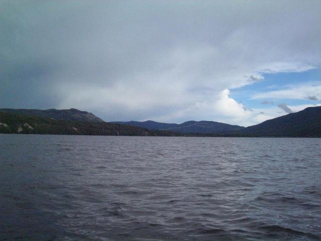 Storm approaching.  Looking West