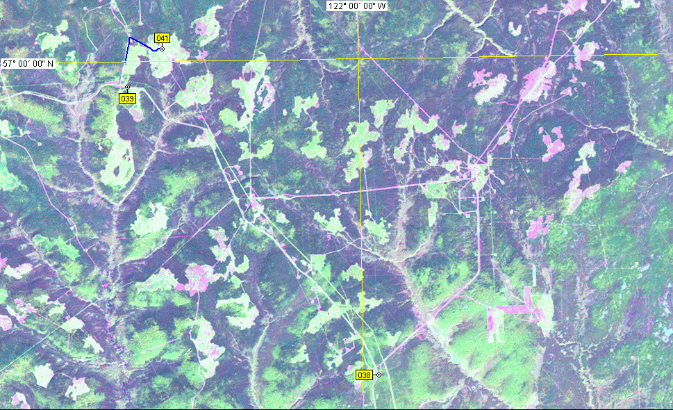 Landsat-7 satellite image (August, 2001)