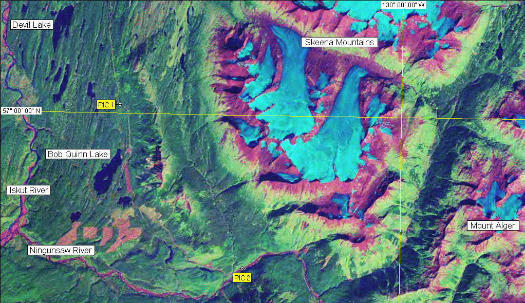 NASA Landsat satellite image (early 1990s)