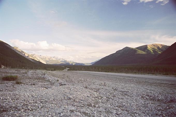 North of Muncho Lake, looking south