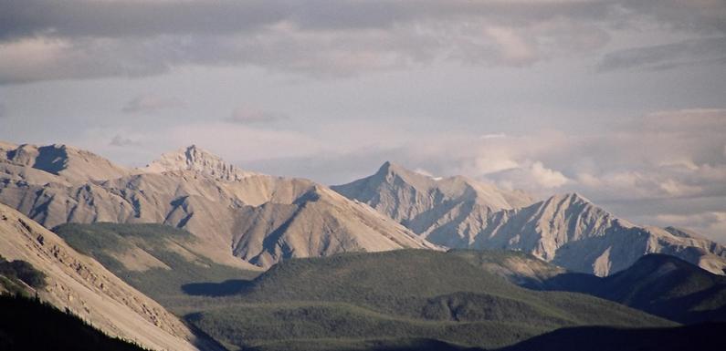 North of Muncho Lake, looking south, Sentinal Range