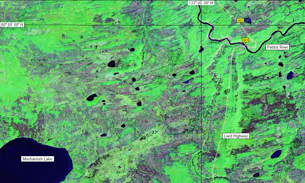 NASA Landsat satellite image (early 1990s)