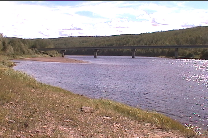 Petitot River bridge