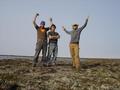 #7: Left to Right: Dominic, Harold and Graham on the degree confluence.