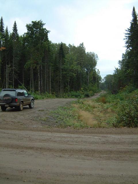 Luckily found a side road that bought us within 230 metres of the confluence