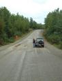 #2: The end of the paved roads, still 15 km to go.