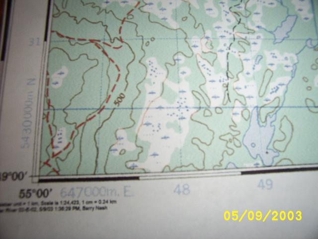 Map showing woods roads which are no longer there!