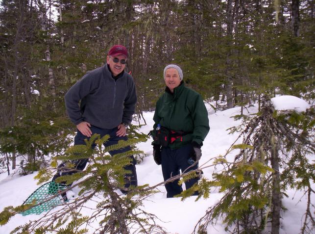 Bill and Ed at the site