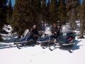 #5: Officers Poole and Bradley on snowmobiles, close to confluence 53N57W.