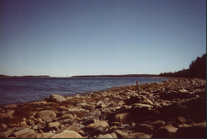 Looking East towards the sea