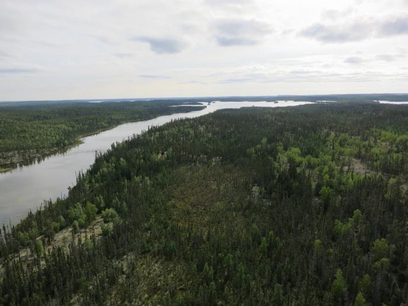 confluence just below the photo's center