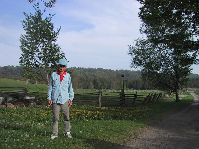 The landowner on his farm