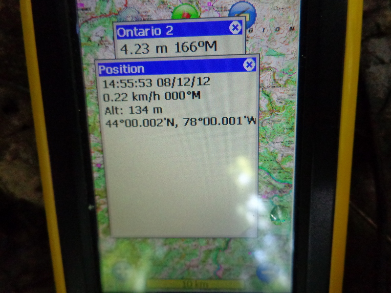 GPS screen