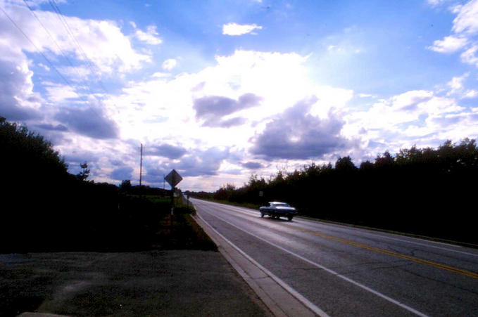 Looking west from the confluence.