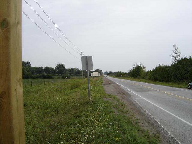 Facing west; Ashburn sign is the broad one along the road.