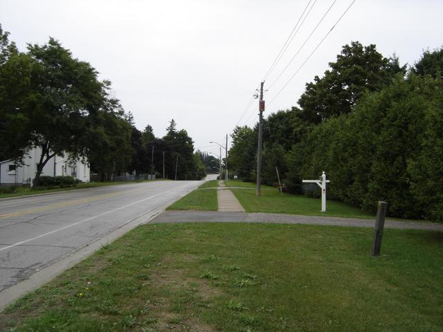 Facing east; looking into Ashburn on Myrtle Rd