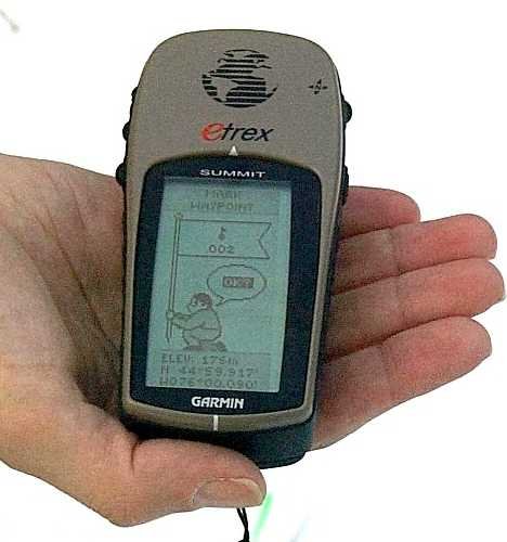 The GPS reading