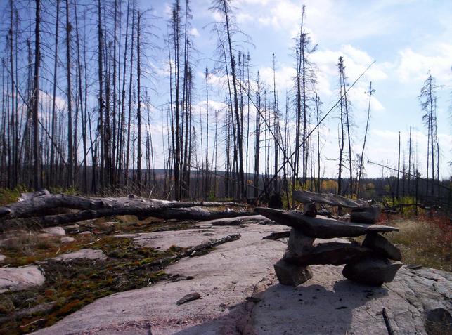 Inukshuk I built close to 50north 93west