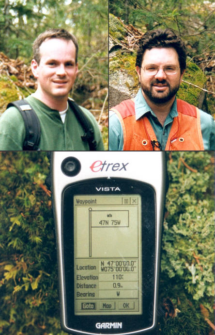 Myself, my brother and the GPS reading