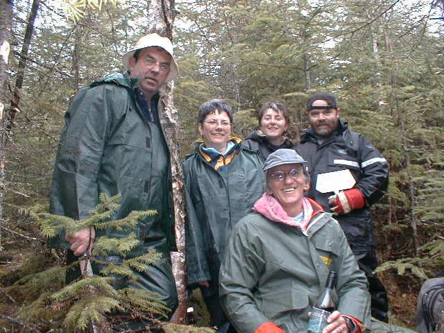 Les amis à la confluence / Group at the confluence