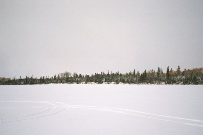 Point de confluence vue du nord - Confluence point northern view