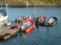 #7: The RIBs waiting at the marina.