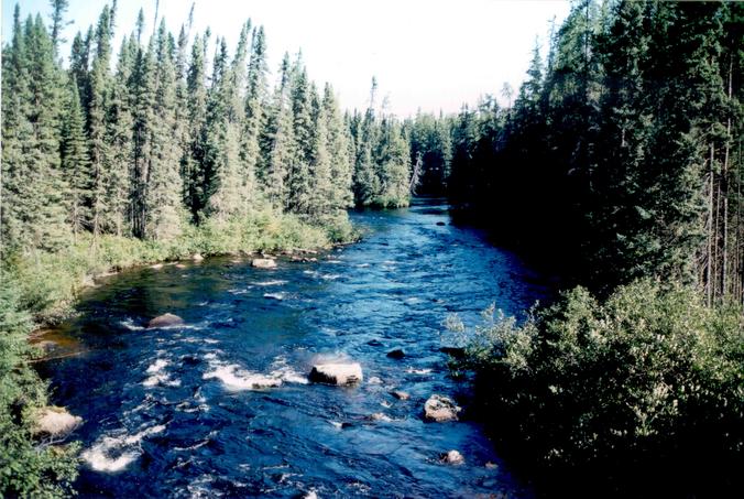 La rivière Marquette près de la confluence - Marquette river near confluence