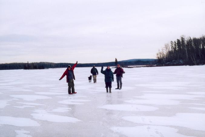 Magic on ice on the Turgeon lake
