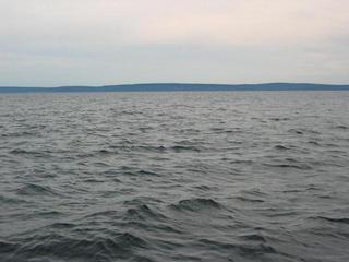 #1: La confluence 20 Nord 64 Ouest avec une vue de l'île Anticosti / The confluence 20N 64W with a view of Anticosti Island