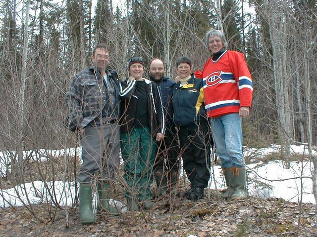 Les amis à la confluence / Group at the confluence