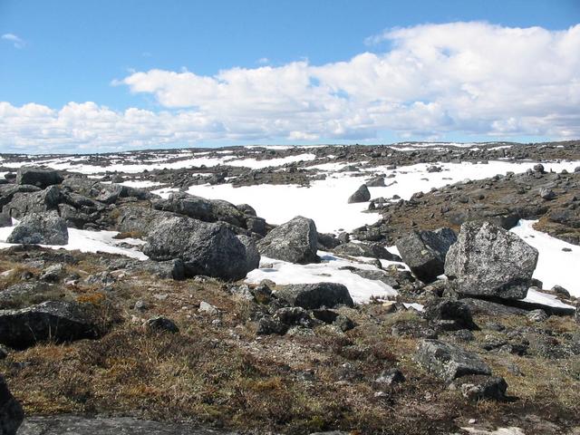 Vue vers l’ouest au point. - View to the west from the point.