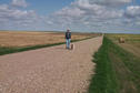 #7: Alan and Max on the road leading to the confluence.