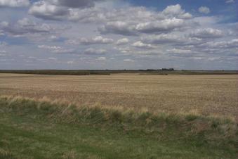 #1: Looking NE from Hwy 343.  The confluence is in the exact center of the photo.
