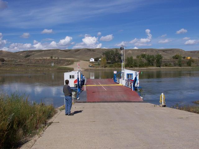Lemsford Ferry on South Saskatchewan River.