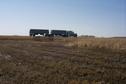 #4: Looking south while standing on N52°.  The transport truck is passing by on Highway 5.