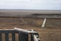 #8: The VERY dry Wadena "Wetlands" as seen from the viewing stand.  The white line on the horizon is the ice on Little Quill Lake.