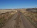 #5: Overview looking North.  The confluence is about 54 meters to the left of where our van is parked.