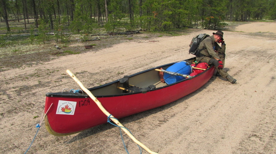 800 m portage shortly before Brochet