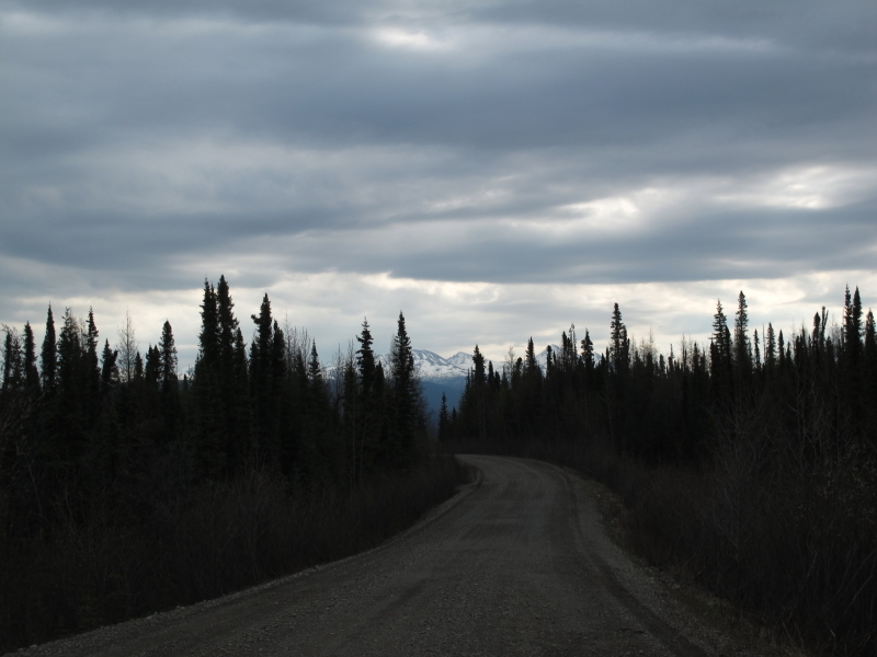 Nahanni Range Road near the starting point