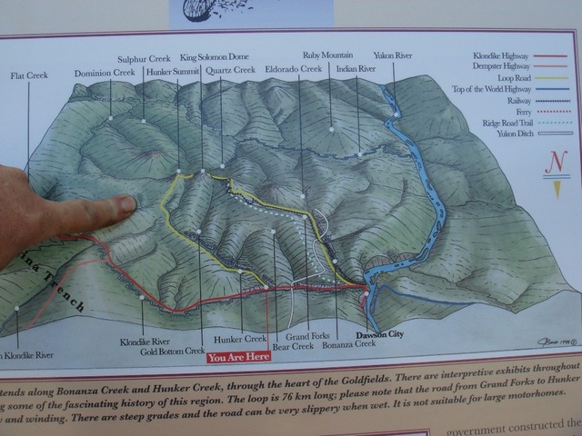 Map from this Area / Informations Tafel