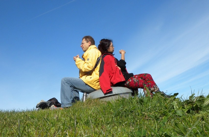 Picnic on Top of a Hill