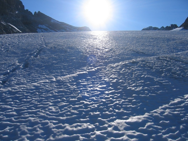 On Glärnisch Glacier