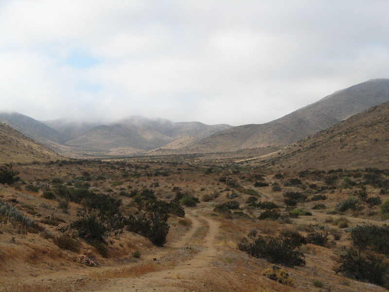 On the road to the Confluence.  I'm less than two miles away.