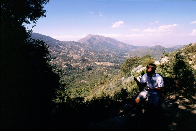 Valley of Caleu in the background